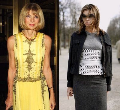 wintour Anna Wintour and Parisian rival Carine Roitfeld